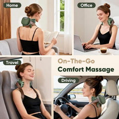 Portable 4D Neck & Shoulder Massager - Rechargeable Relaxation Device