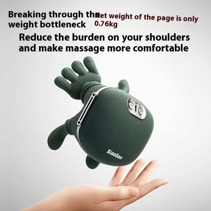 Portable 4D Neck & Shoulder Massager – Rechargeable Muscle Relaxation Device